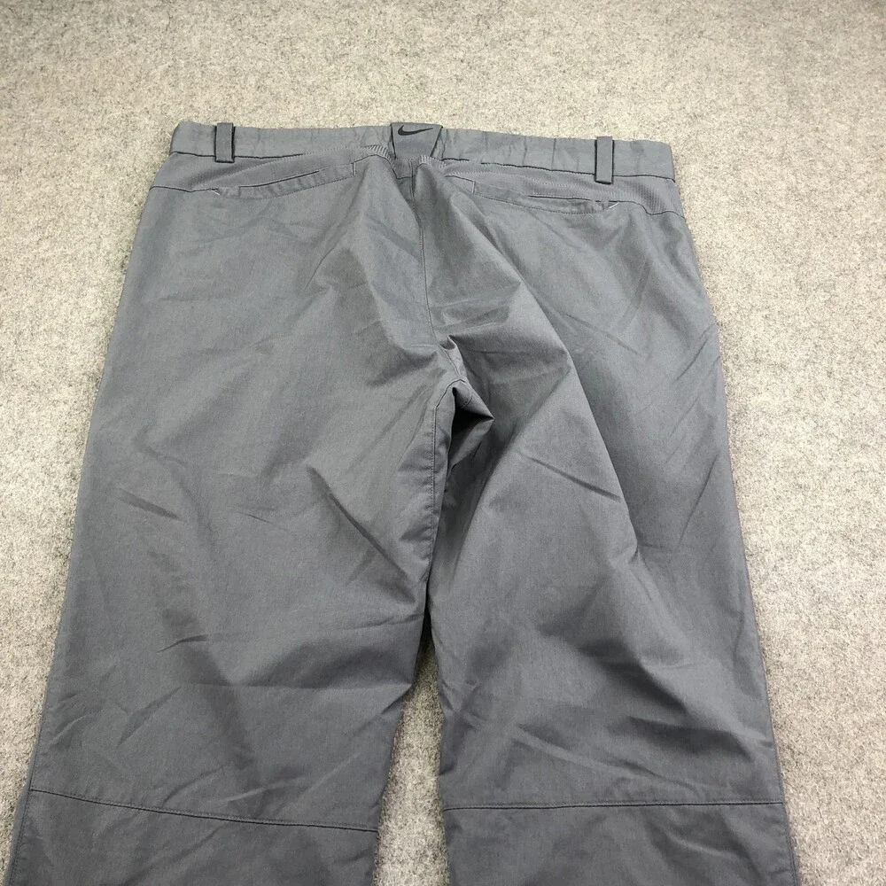 Nike Pants Mens 34x32 Gray Dri-FIT Golf Khakis Woven Pockets Lightweight Stretch